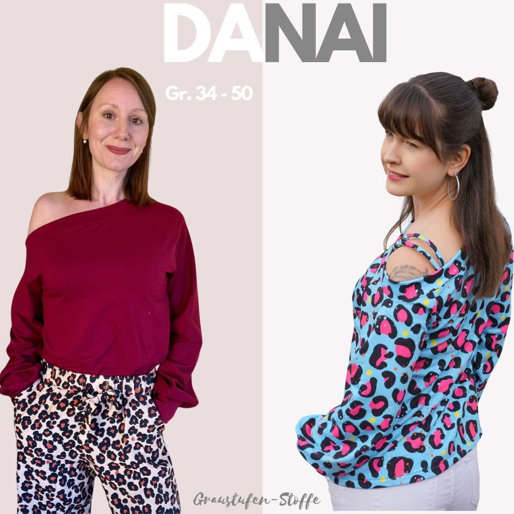 Schnittmuster One Shoulder Pulli „Danai